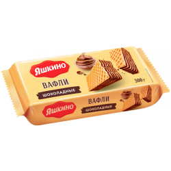 Вафли Яшкино шоколадные 300g