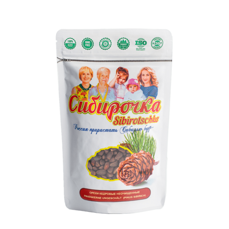 Кедровые орехи неочищенные из Сибири 250g Кедровые орехи неочищенные из Сибири 250g