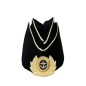 Marineblaue Mütze schwarz