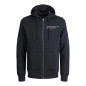 Sweatjacke mit Kapuze und Reissverschluss Sweatjacke mit Kapuze und Reissverschluss