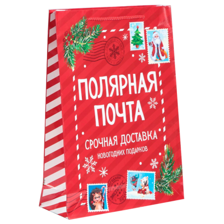 Geschenk Papiertasche Polar Post