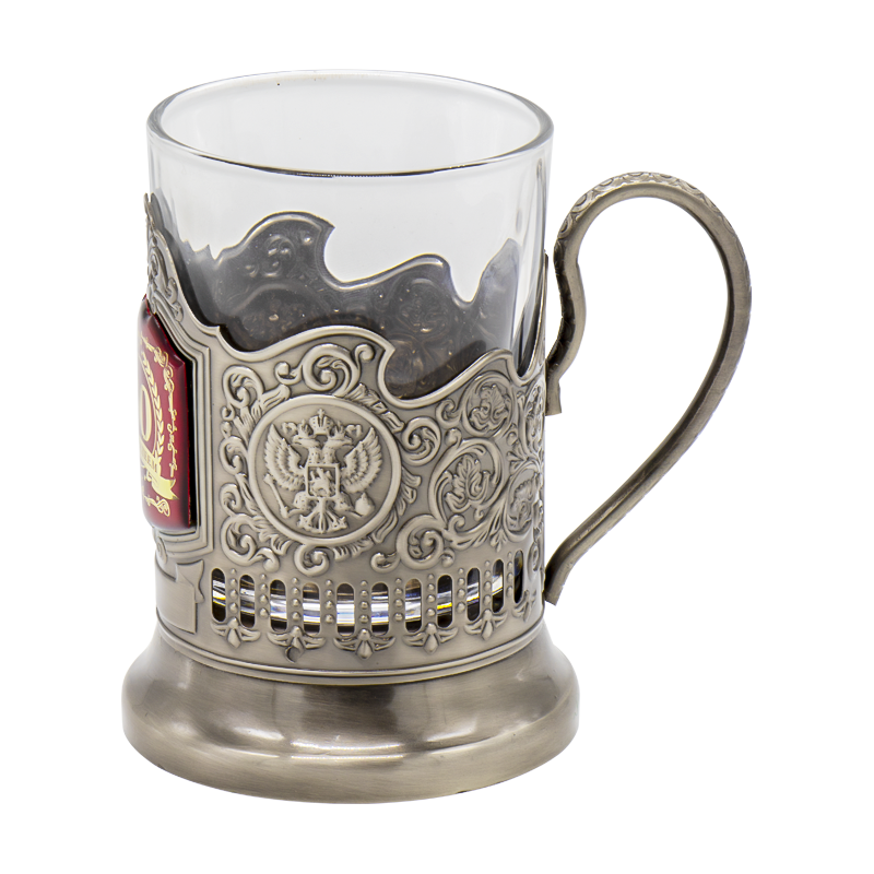 Teeglashalter Gewinn und Wohlstand mit Teeglas 200 ml Teeglashalter Gewinn und Wohlstand mit Teeglas 200 ml
