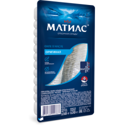 Филе сельди в масле Оригинал 150g