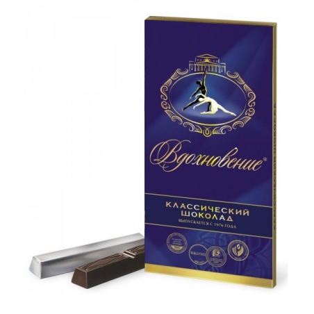 Шоколад тёмный Вдохновение Классический 100g