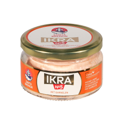 Capelin Kaviar Nr. 5 mit Garnelen geräuchert 160g