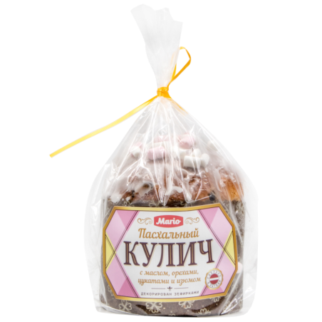 Ostergebaeck mit Rosinen Fruechten und Marshmallow 350g