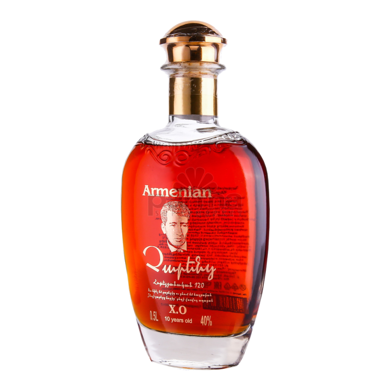 Armenischer Cognac Charents Original XO 10 Jahre alt 40 % Alk 0.5L Armenischer Cognac Charents Original XO 10 Jahre alt 40 % Alk 0.5L