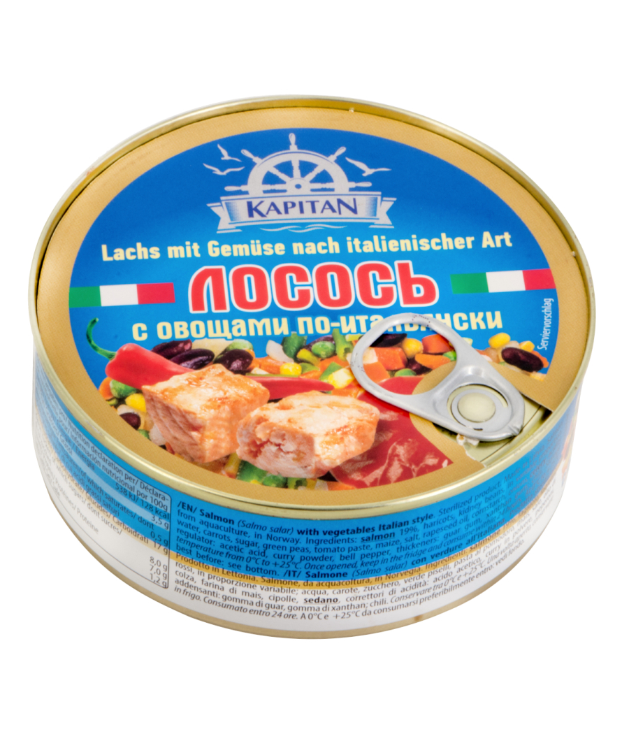 Салат по-Итальянски с лососем 240g Салат по-Итальянски с лососем 240g