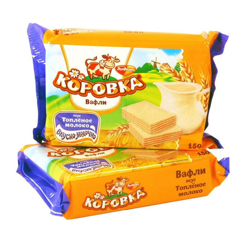 Вафли топленое молоко 150g