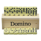 Domino klein, 4 x 2 cm, Box 16 x 6 х 3,5 cm.