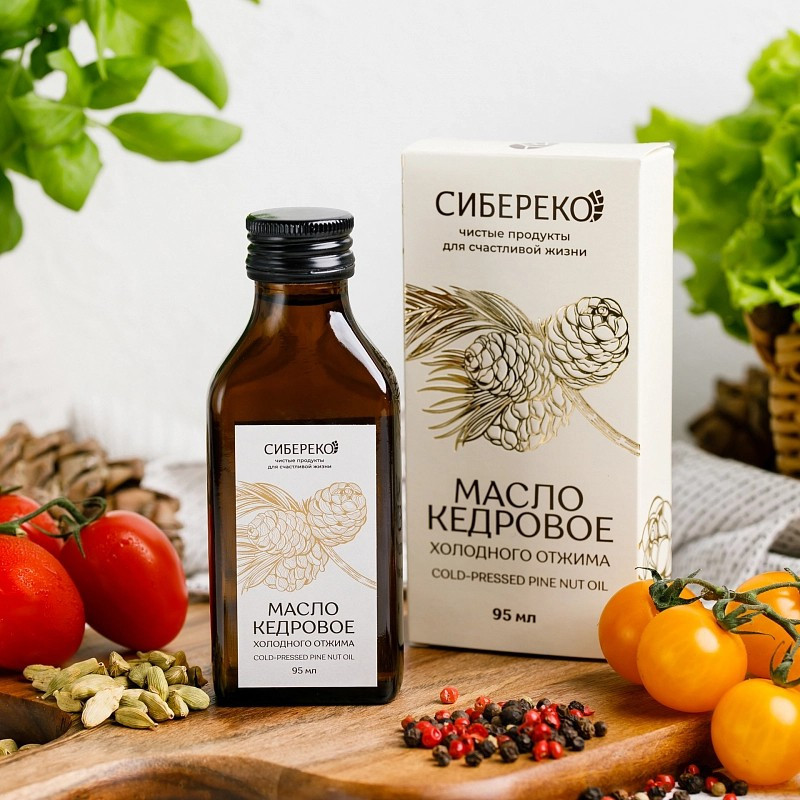 Масло кедровое сибирское сыродавленное 95ml Масло кедровое сибирское сыродавленное 95ml