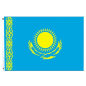 Flagge Kasachstan