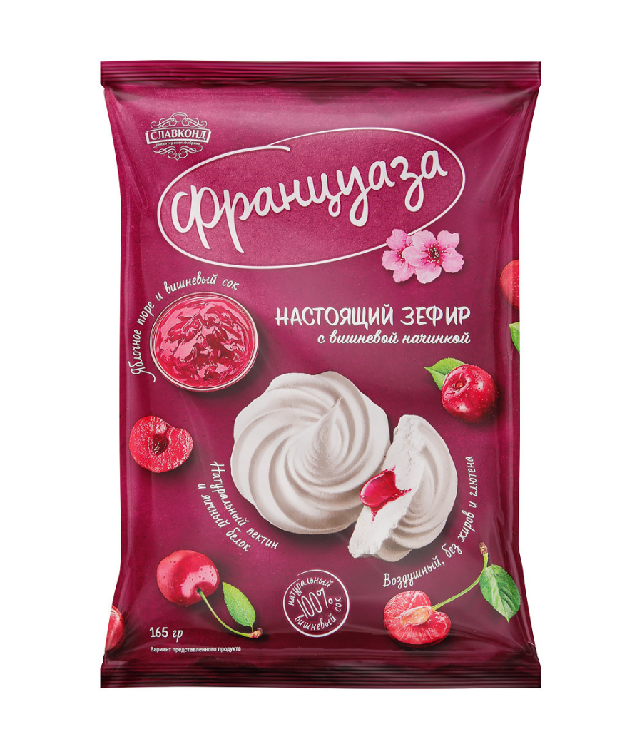 Marshmallow mit Kirschfüllung 165g Marshmallow mit Kirschfüllung 165g