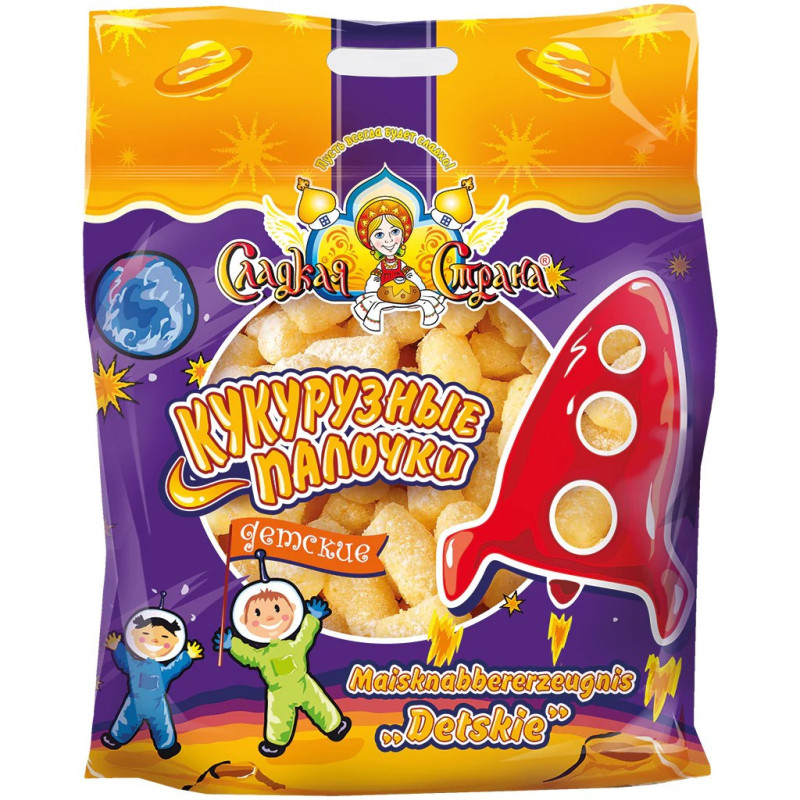 Produit de collation au maïs sucré 160g