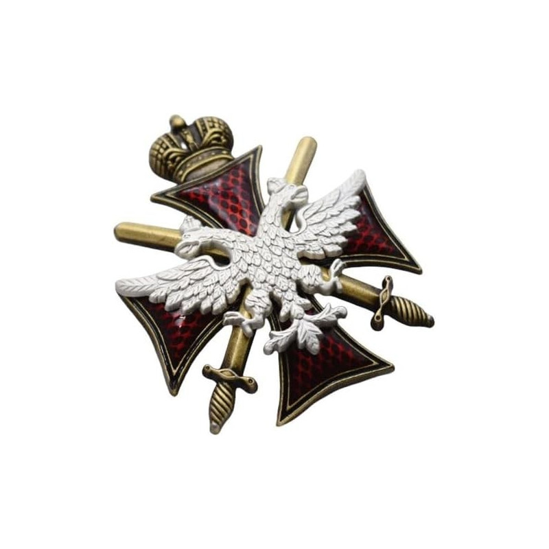 Médaille de la garde du tsar avec épée croisée à l'aigle à deux têtes russe