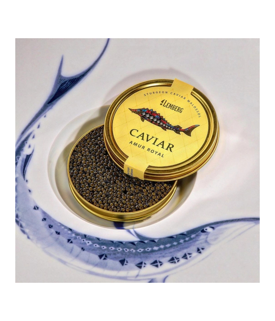 Черная осетровая икра ROYAL 100g