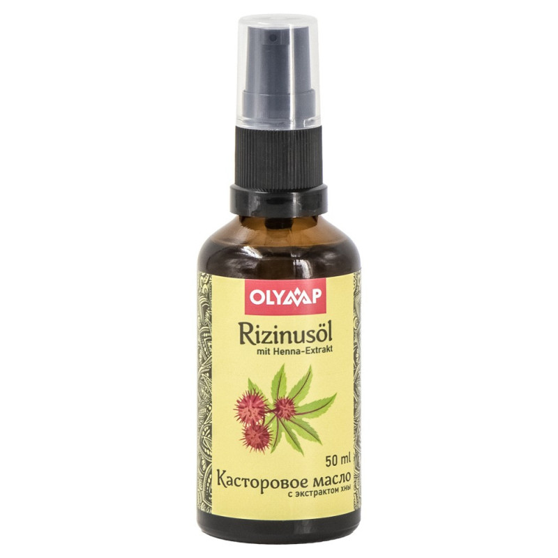 Olio di ricino con estratto di henné 50ml