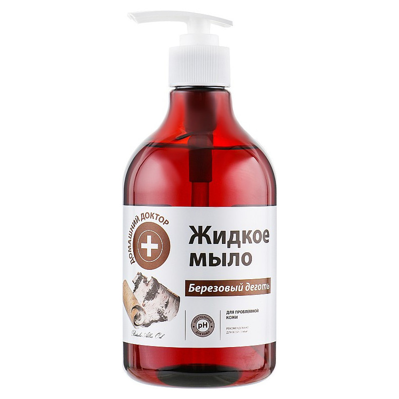 Savon liquide "Goudron de bouleau" 480 ml Savon liquide "Goudron de bouleau" 480 ml