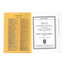Tschaikowsky Ouvertüre 1812 Op 49