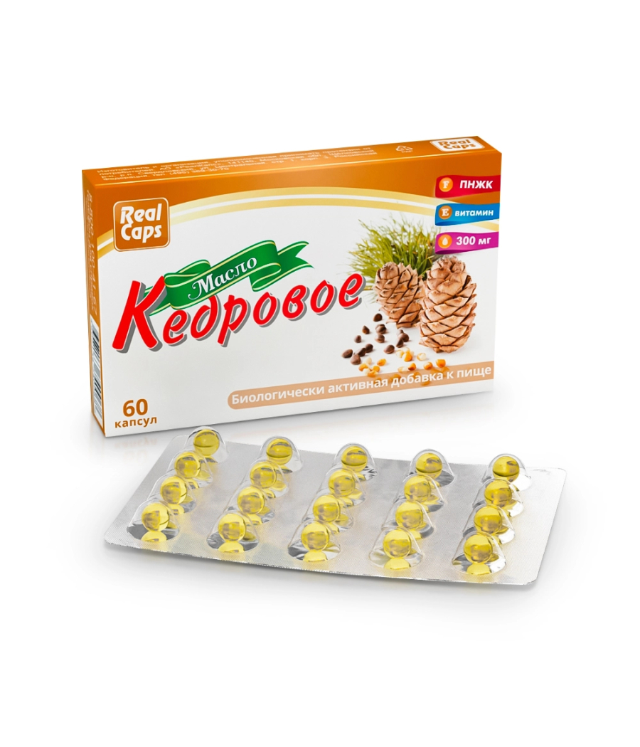 Zedernnussöl 60 Kapseln