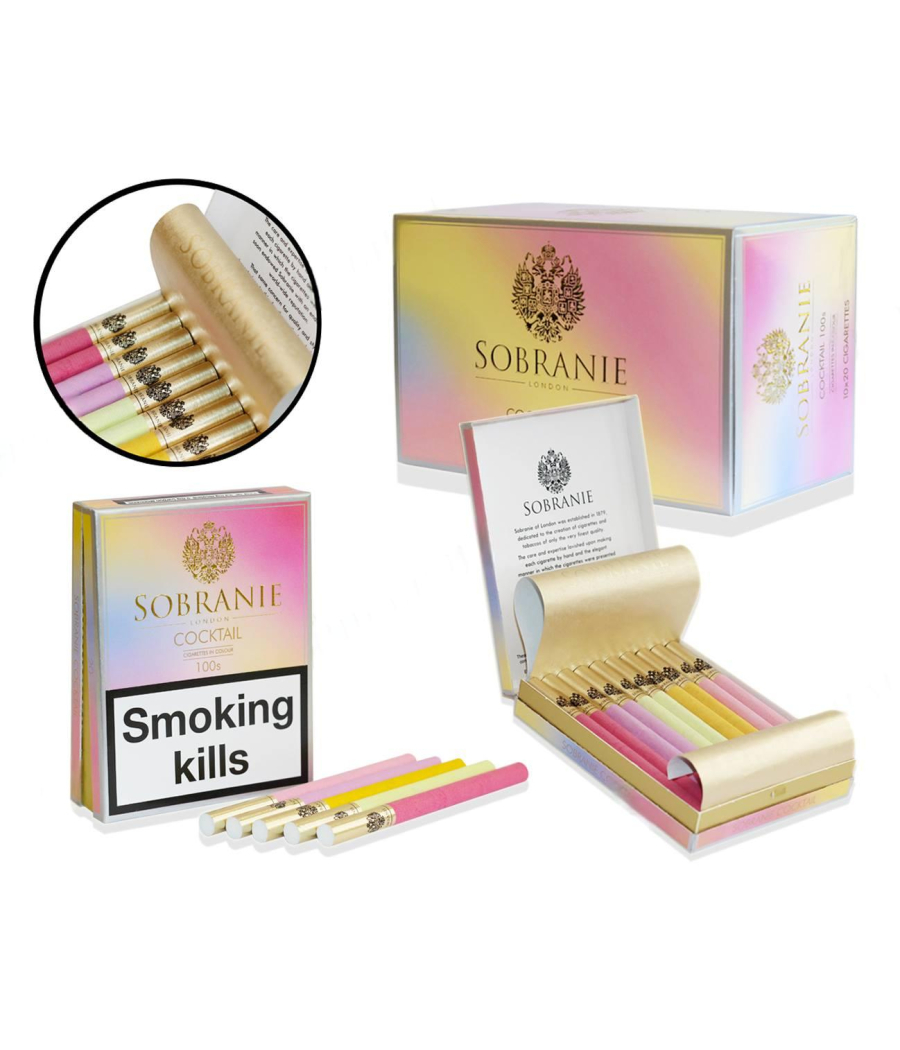 Sigarette russe Sobranie Cocktail 20 sigarette Sigarette russe Sobranie Cocktail 20 sigarette