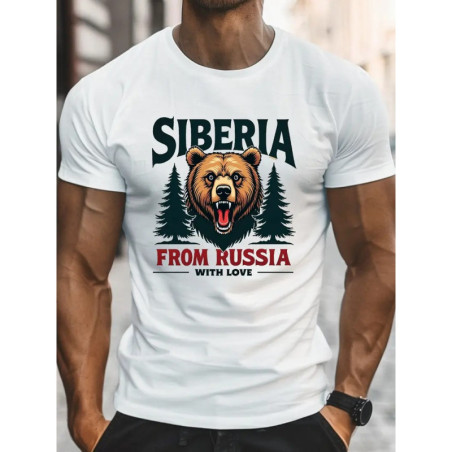 T-shirt Sibérie Avec amour de Russie