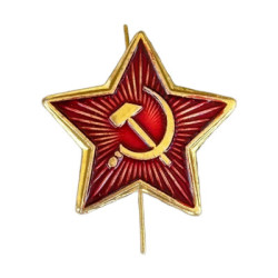 Kokarde „Roter Stern“ Neuproduktion