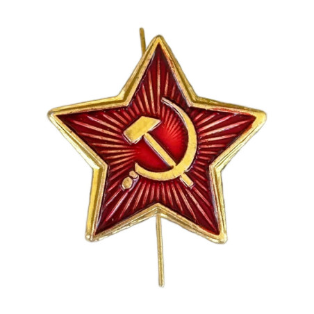 Kokarde „Roter Stern“ Neuproduktion