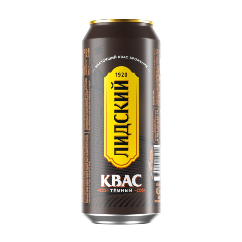Квас Лидский темный 0.5L Квас Лидский темный 0.5L
