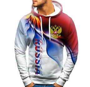 Felpa con cappuccio Russia