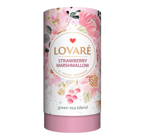 Чай зеленый Lovare Клубничный зефир 80gr