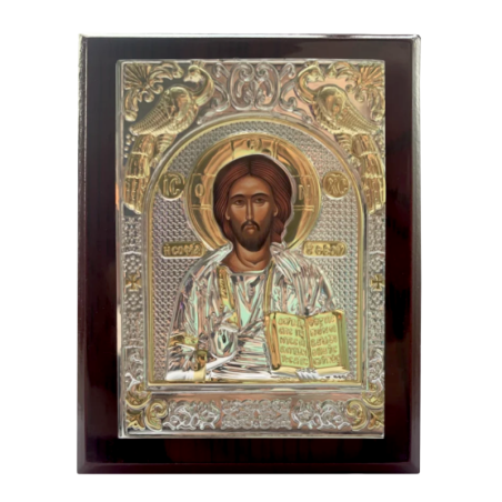 Icône orthodoxe en bois de Jésus