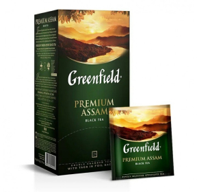 Чай черный Assam Greenfield Premium 100gr