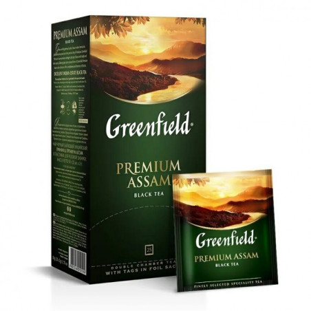 Schwarzer Tee Assam Greenfield Premium 100gr