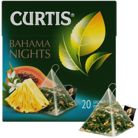 Thé vert aux morceaux d'ananas 20 sachets
