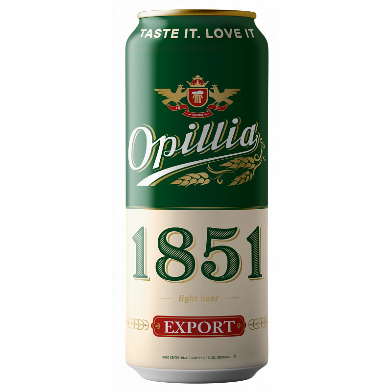 Opillia beer 0.5L alcohol 4.7% vol.