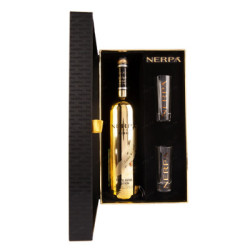 Vodka Nerpa Baikal dans un coffret cadeau avec 2 verres Alc. 40% 0,7L