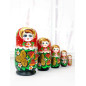 Wooden traditional matryoshka 5 places 15cm Wooden traditional matryoshka 5 places 15cm
