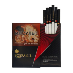 Сигареты Sobranie blacks тонкие 1 пачка 20 сигарет