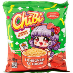 Nouilles instantanées ChiBi saveur champignons 60 g
