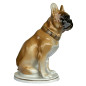 Skulptur Bulldogge Original UdSSR Leningrad Porzellanfabrik LFZ