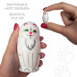 Piccola bambola di legno a forma di animale "Gatto bianco" 5 pezzi, 10,5 cm Piccola bambola di legno a forma di animale "Gatto bianco" 5 pezzi, 10,5 cm