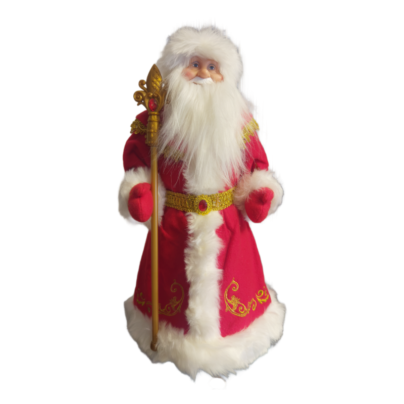 Weihnachtsmann mit Fach für Süssigkeiten und Geschenke, 48 cm