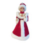 Schneemädchen mit Fach für Süssigkeiten und Geschenke, 43 cm