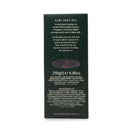 Earl Grey Schwarztee mit Bergamotte-Aroma, Blätter, 250 g