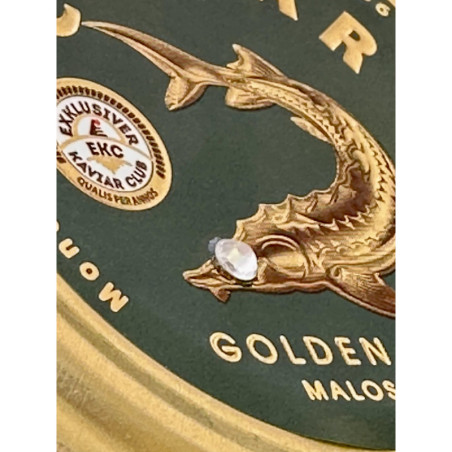 Störkaviar Golden Line mit Swarowski Stein 50g