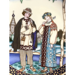 Assiette décorative « Contes de fées russes »