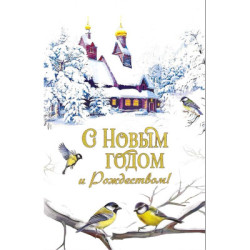 Merry Christmas and Happy New Year card