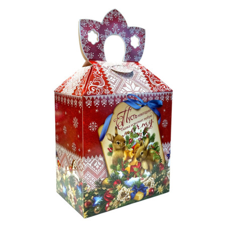 Geschenkset mit Süssigkeiten für Weihnachten und Neujahr 400g