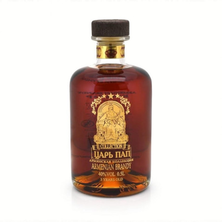 Brandy armeno premium Tsar Pap 0.5L Alc. 40%